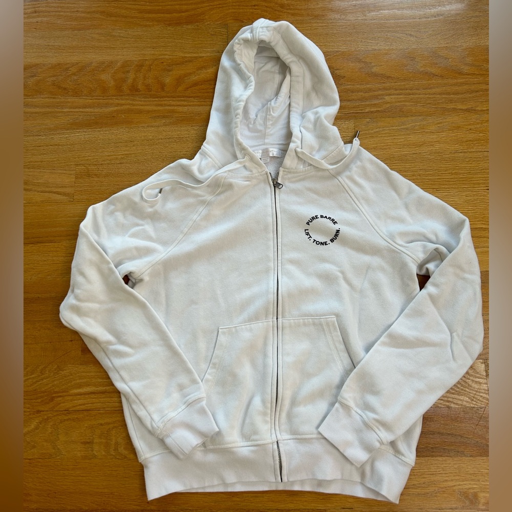 Pure Barre Spiritual Gangster zipper hoodie